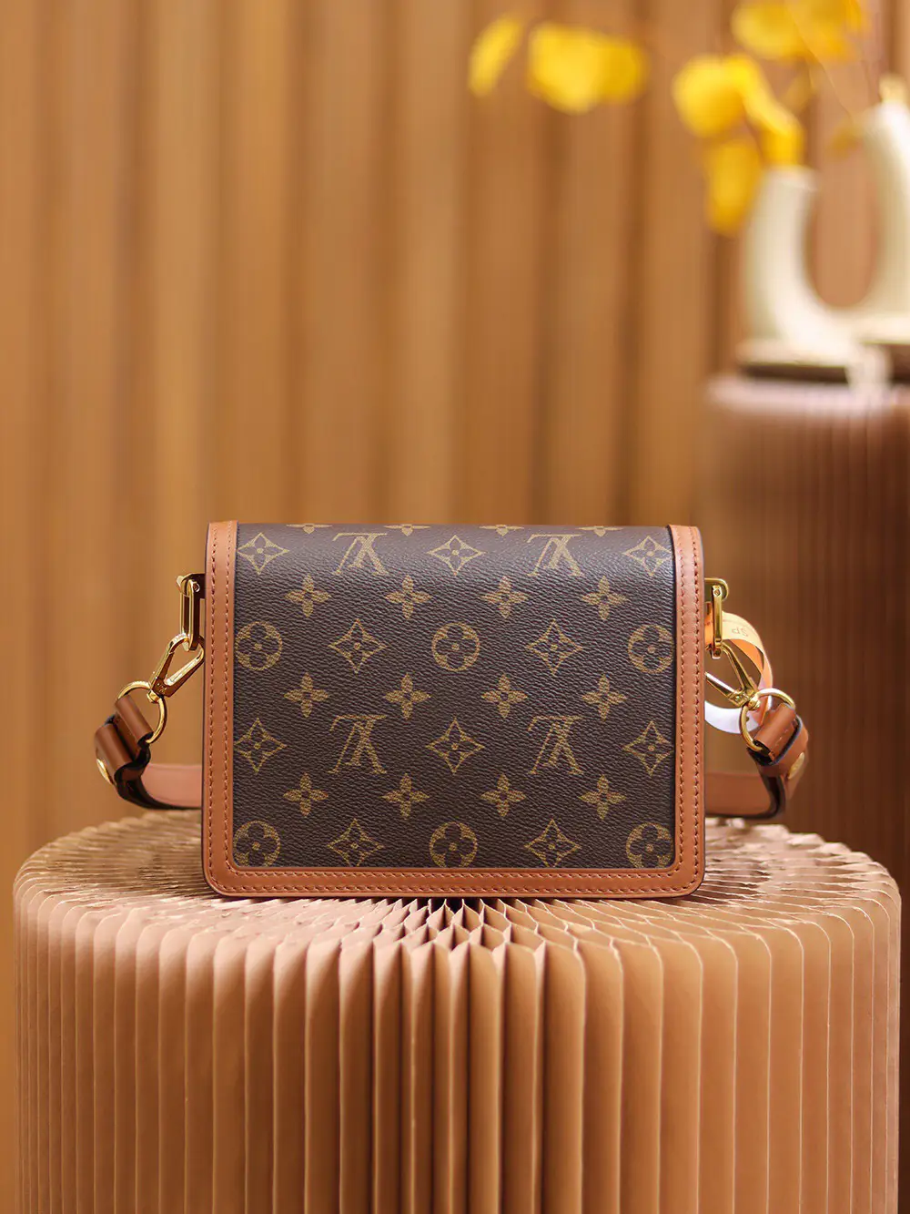 Louis Vuitton LV Women Dauphine Compact Wallet Monogram Canvas-Brown - LULUX