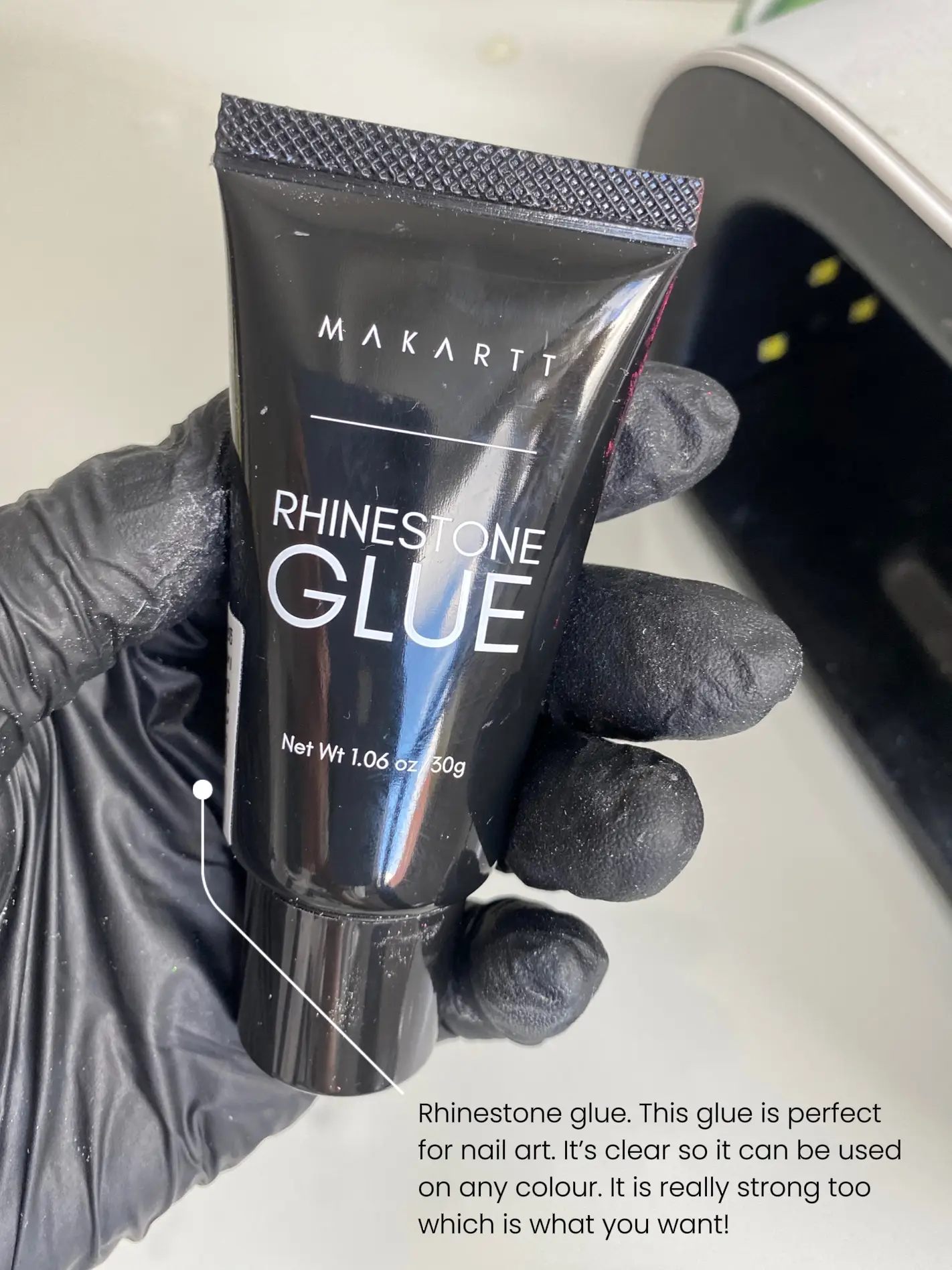 How to do Gel X nails with Makartt rhinestone glue gel