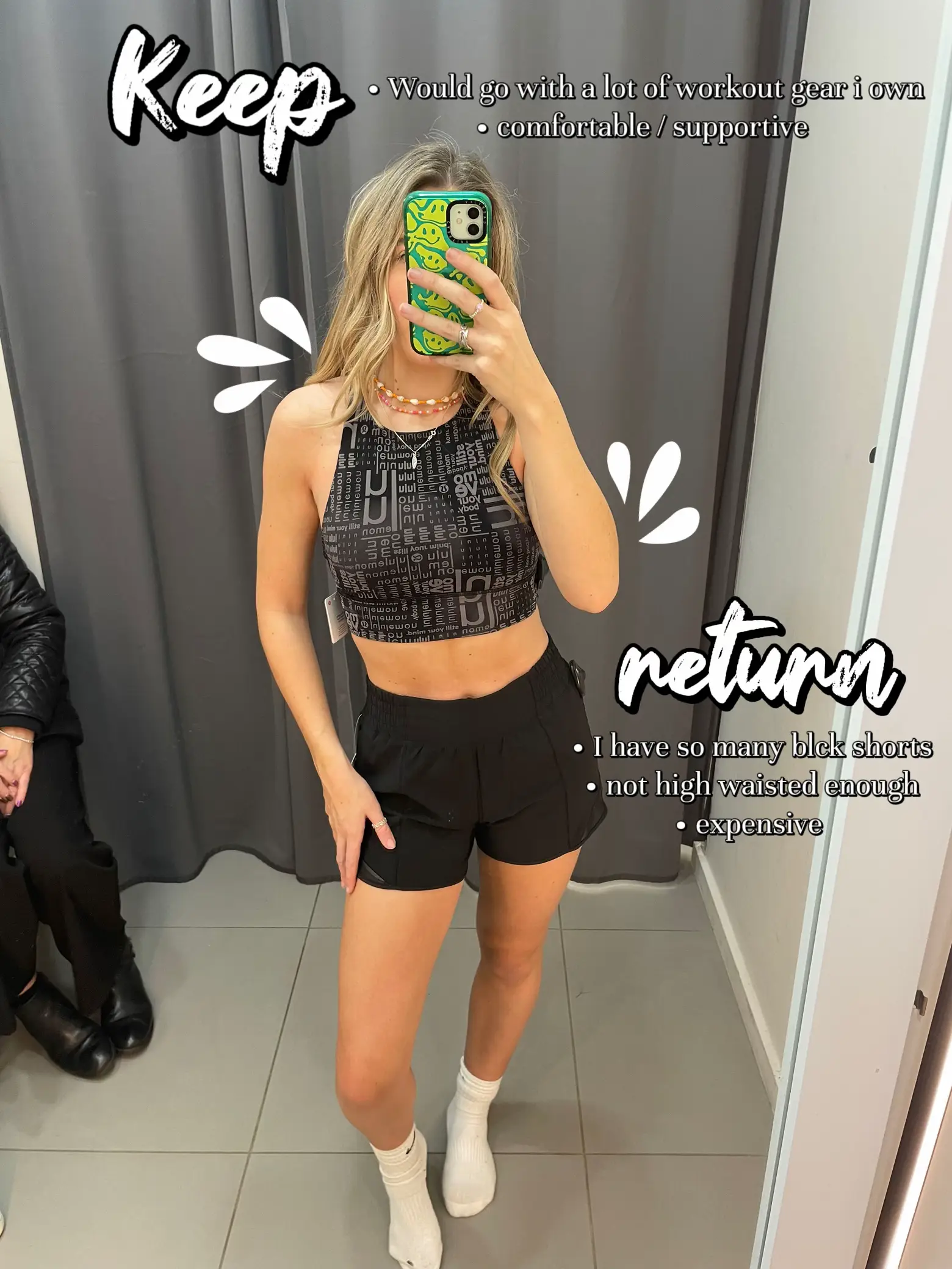 Fast and Free High-Rise Reflective Crop 19 Nulux - Depop