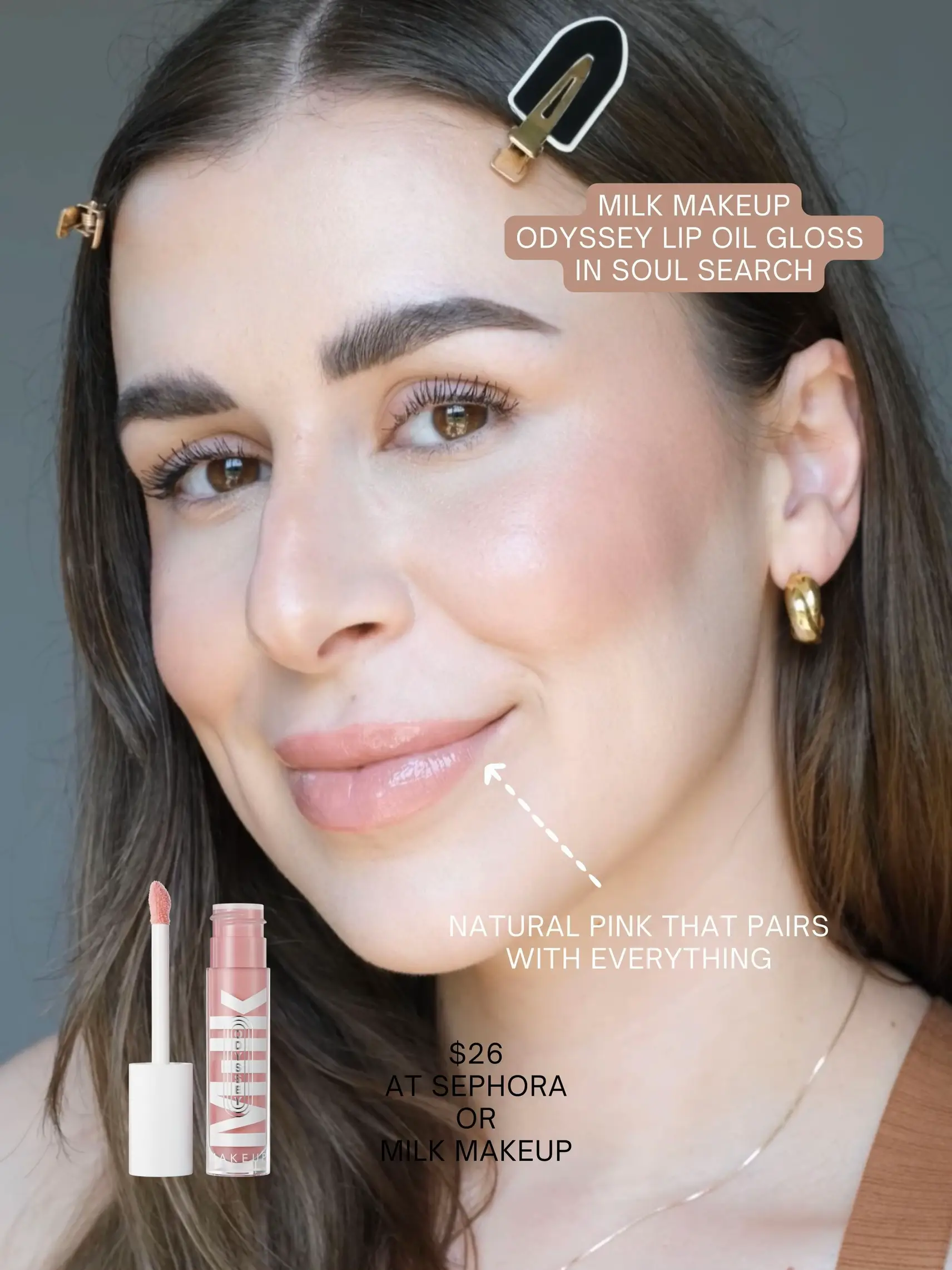 Odyssey Hydrating Non-Sticky Lip Oil Gloss - MILK MAKEUP