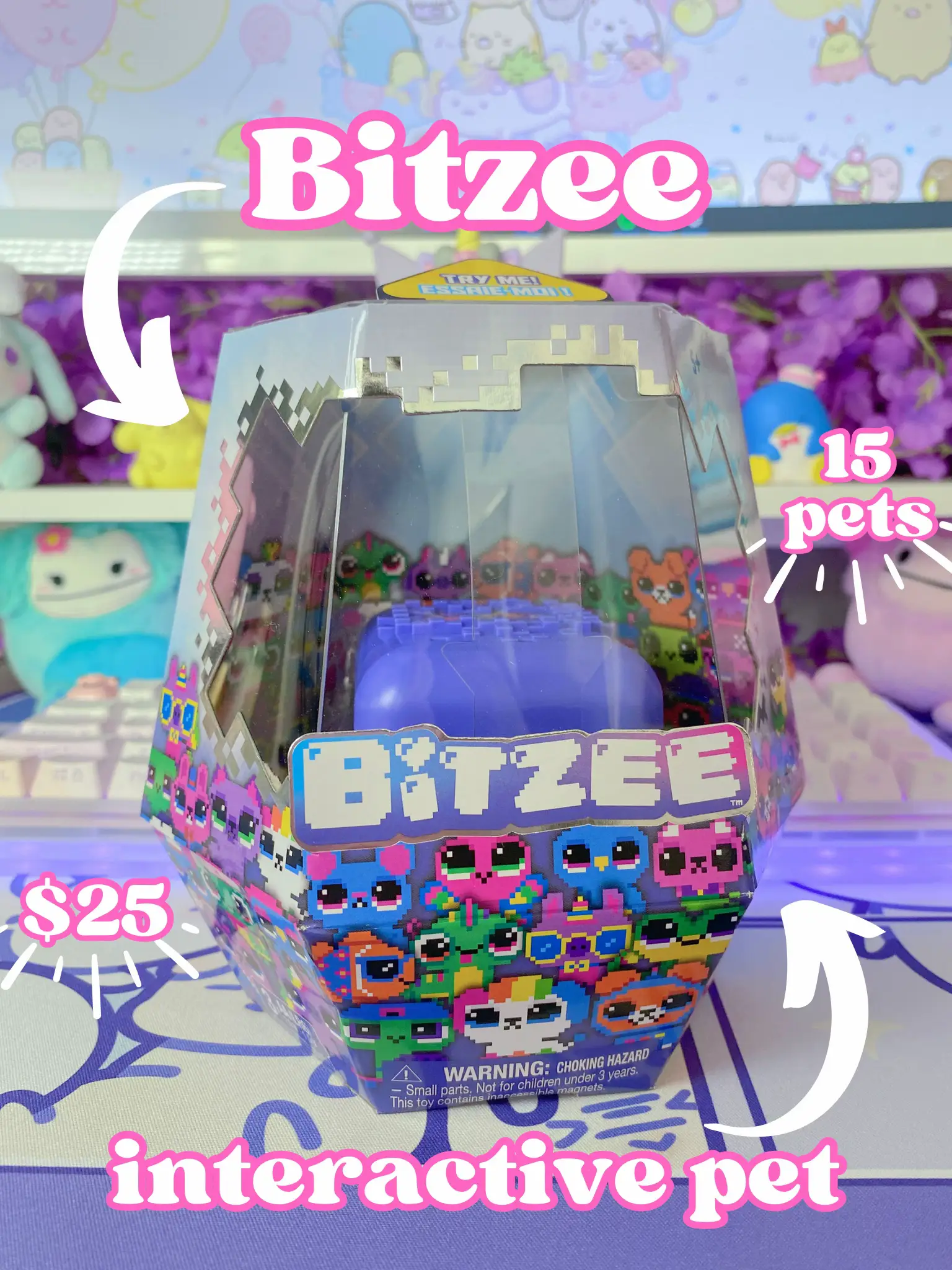 Bitzee, Interactive Toy Digital Pet and Case with 15 Animals