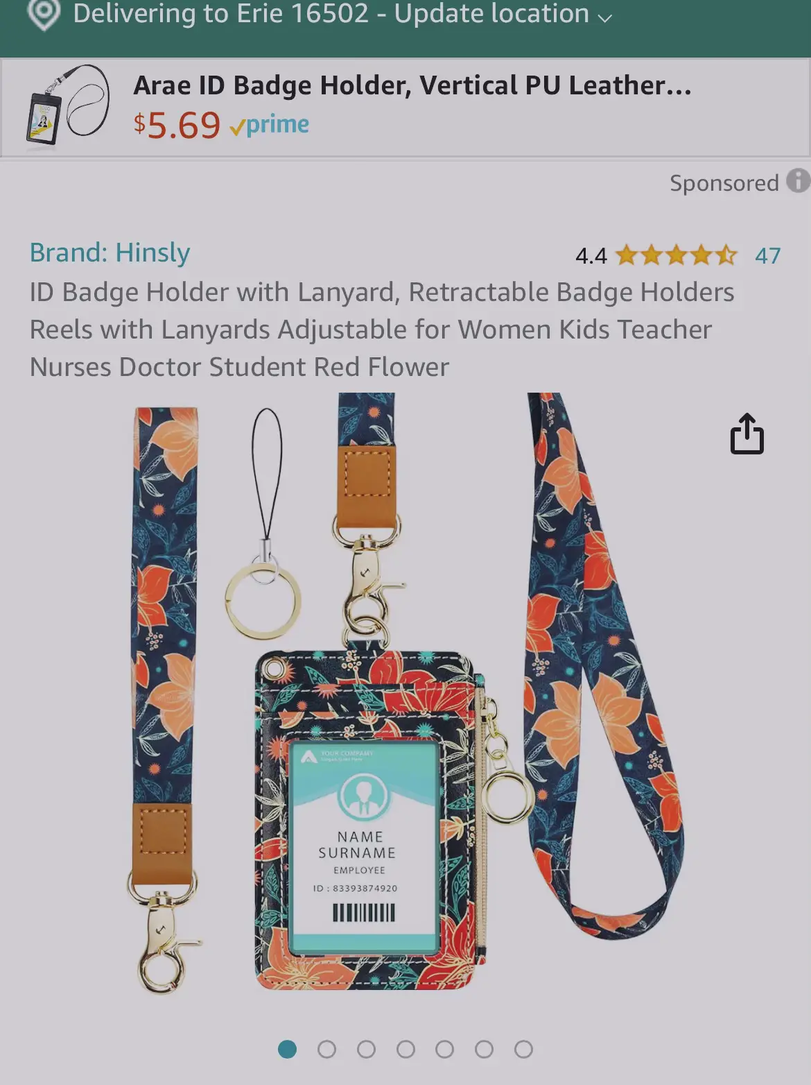 Rainbow Colored Wood Background Print Retractable Cute Id Card Badge Holder  Name Nurse Decorative Badge (1pack) Badge Reel
