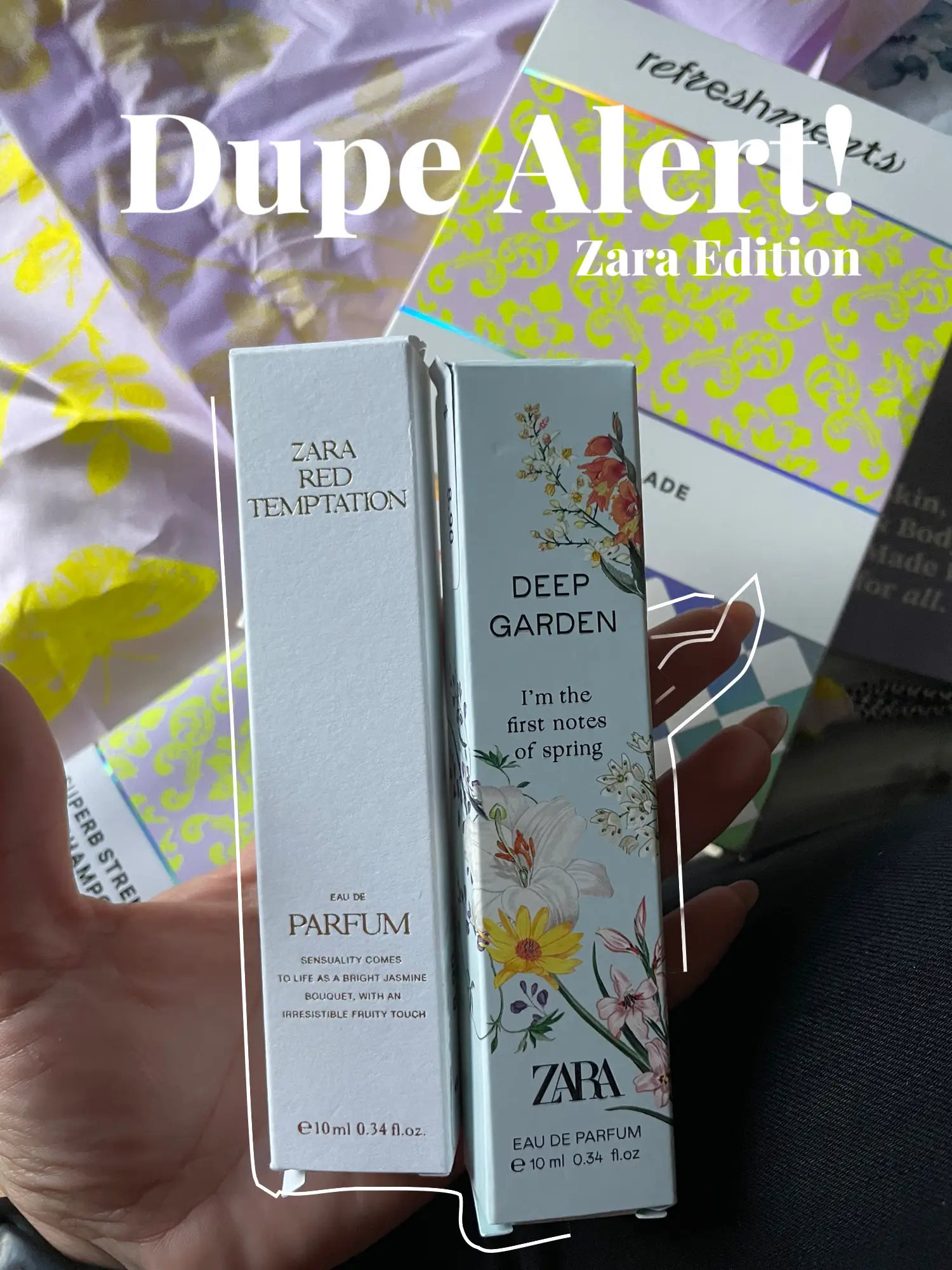 I'm perfume obsessed and there are ten designer perfume dupes you need to  get your hands on from Zara