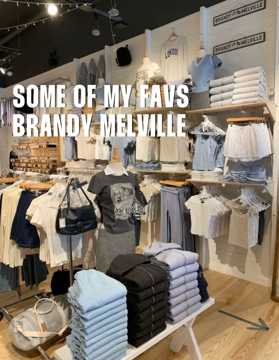 Brandy Melville  Class outfits, Outfit inspo fall, Basic tops
