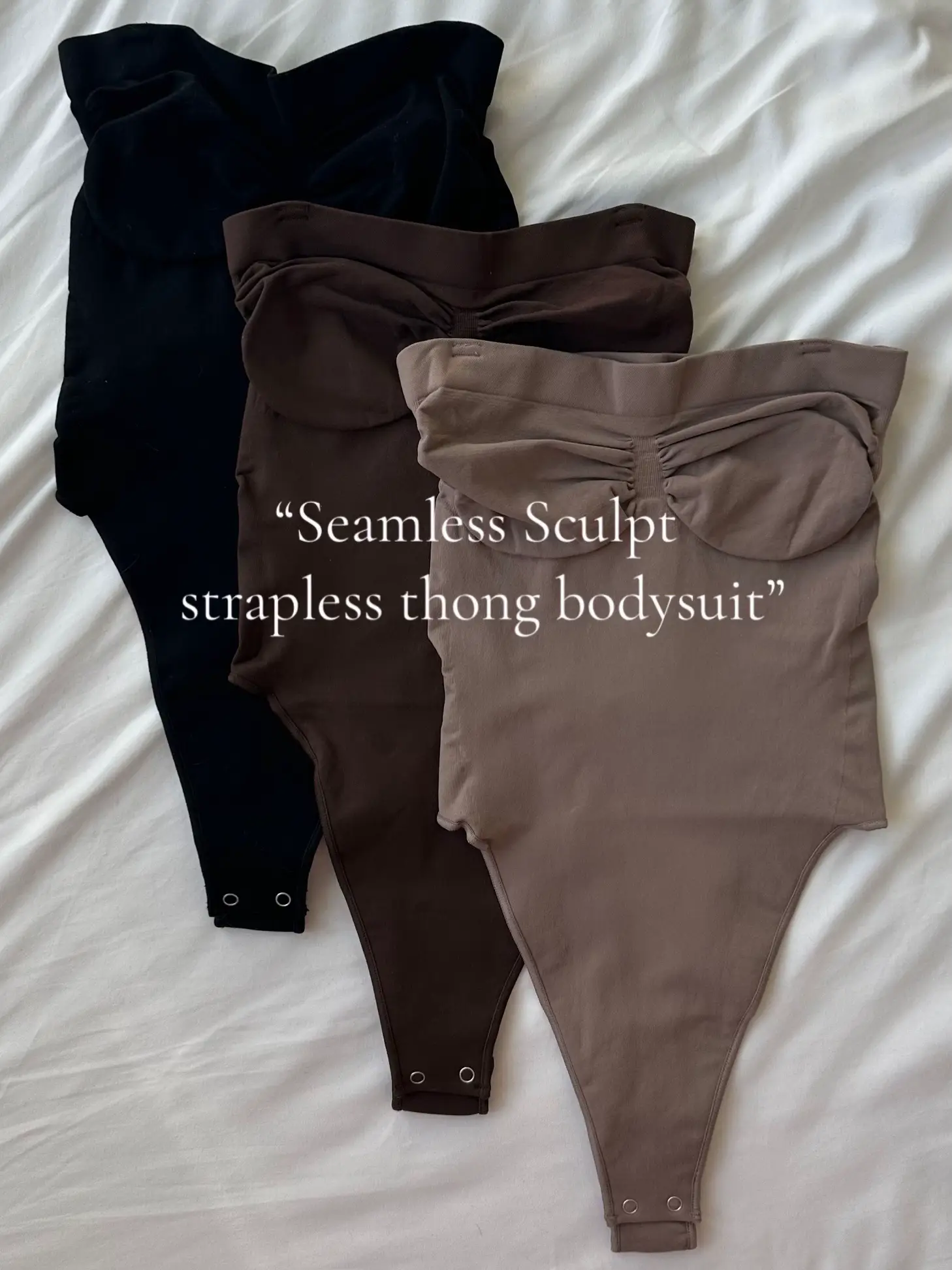 Seamless Sculpt Strapless Thong Bodysuit