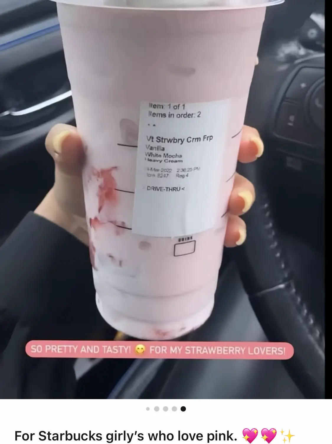 Pink Cold Cream Foam Valentine's Day Coffees, Hot or Cold! - Simply  Taralynn