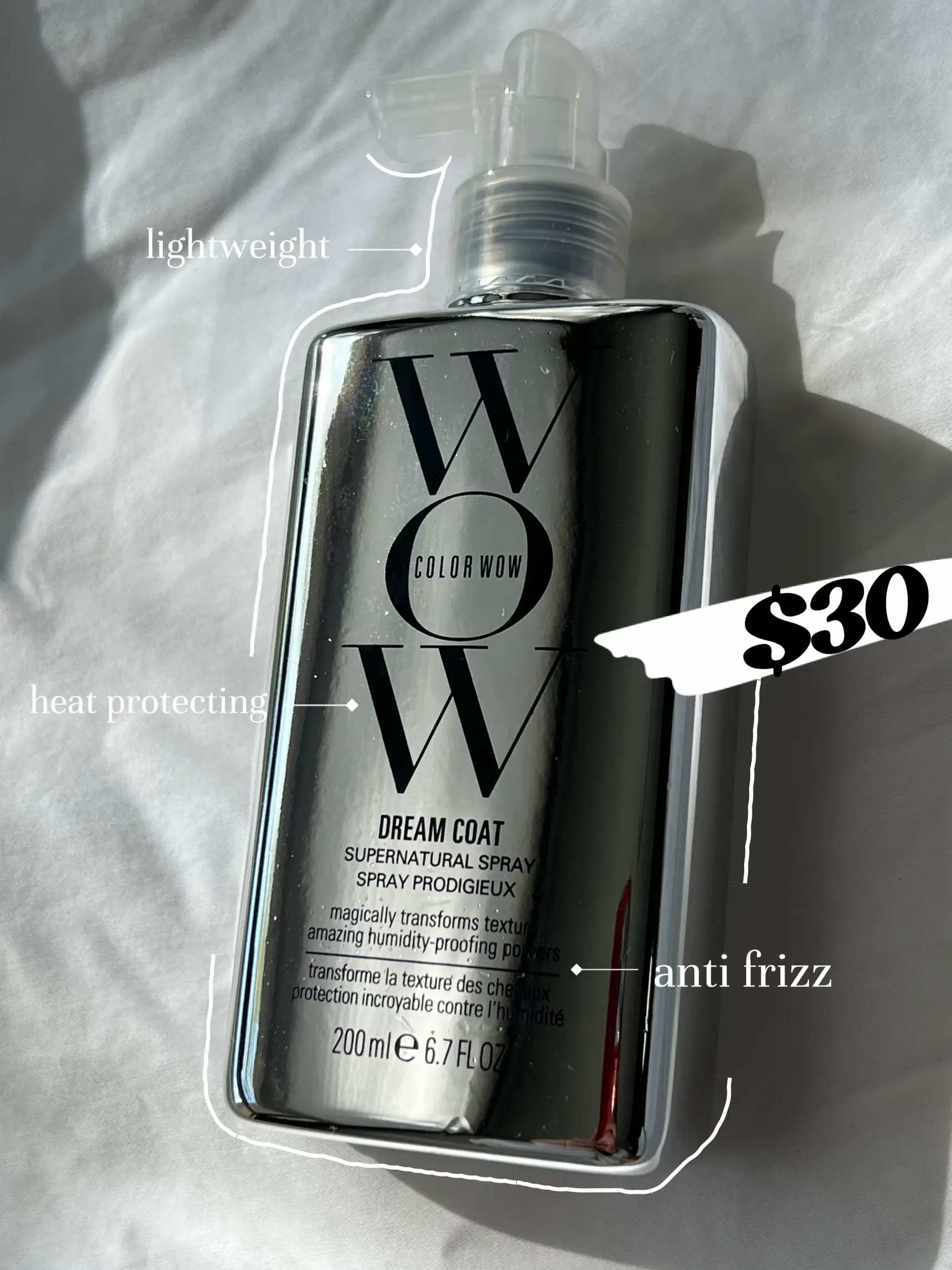 Color Wow + COLOR WOW Dream Coat Supernatural Spray Slays Humidity and  Prevents Frizz, 6.7 fl. oz.