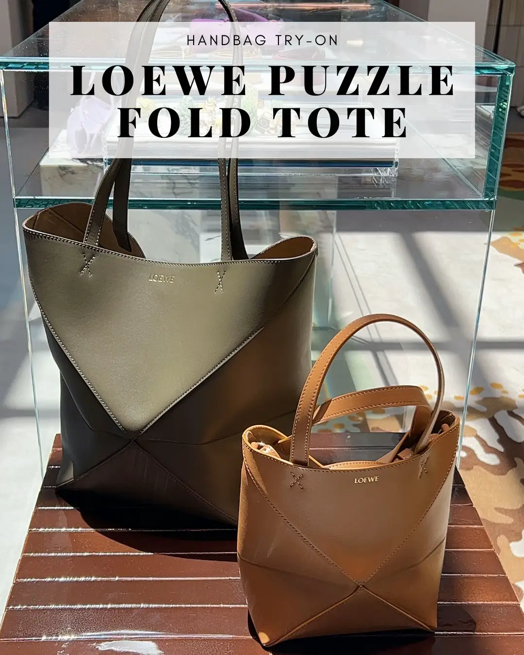 LOEWE - Puzzle medium multi-function leather bag