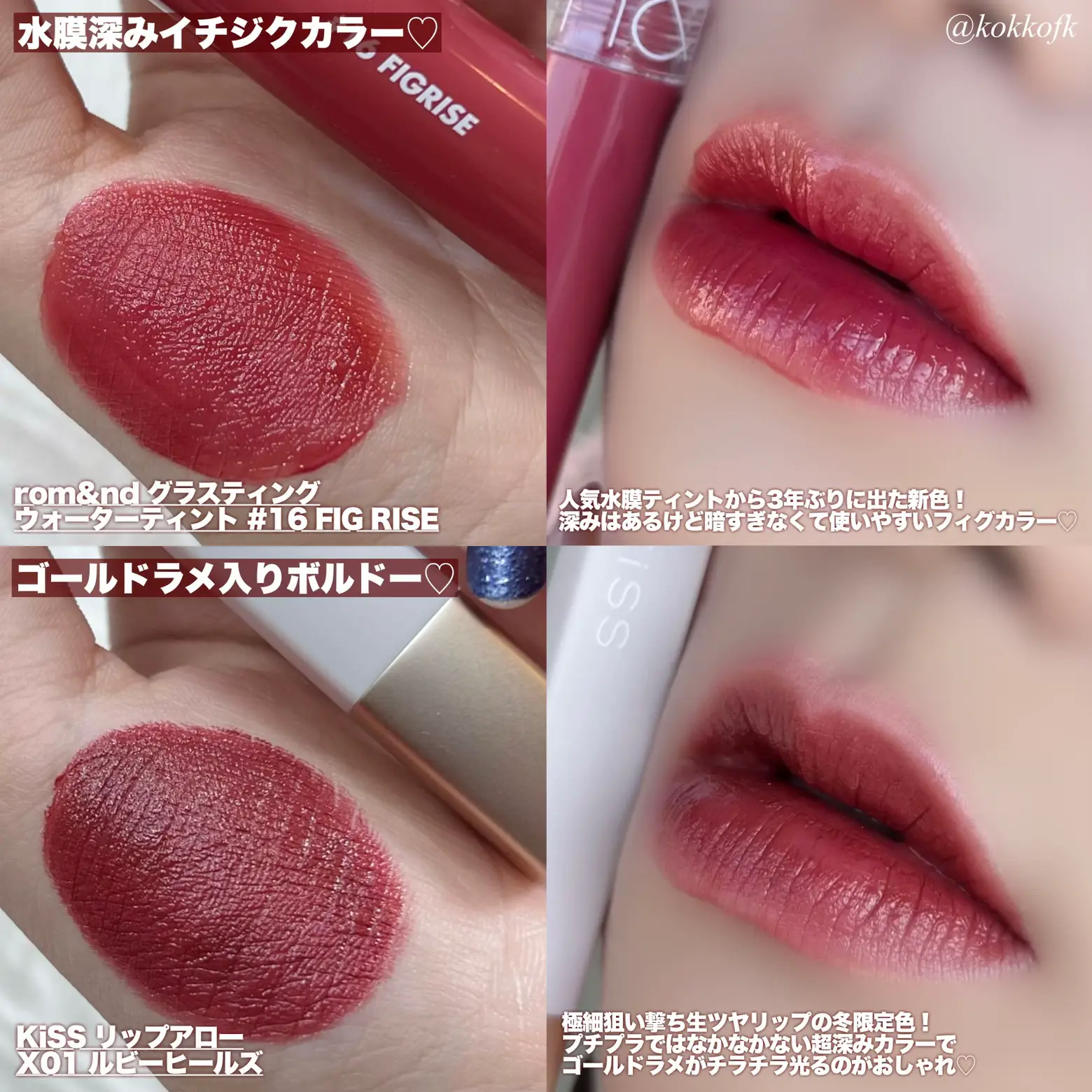 冬におすすめこっくりダークリップ12選💄 / | 琴音が投稿したフォト