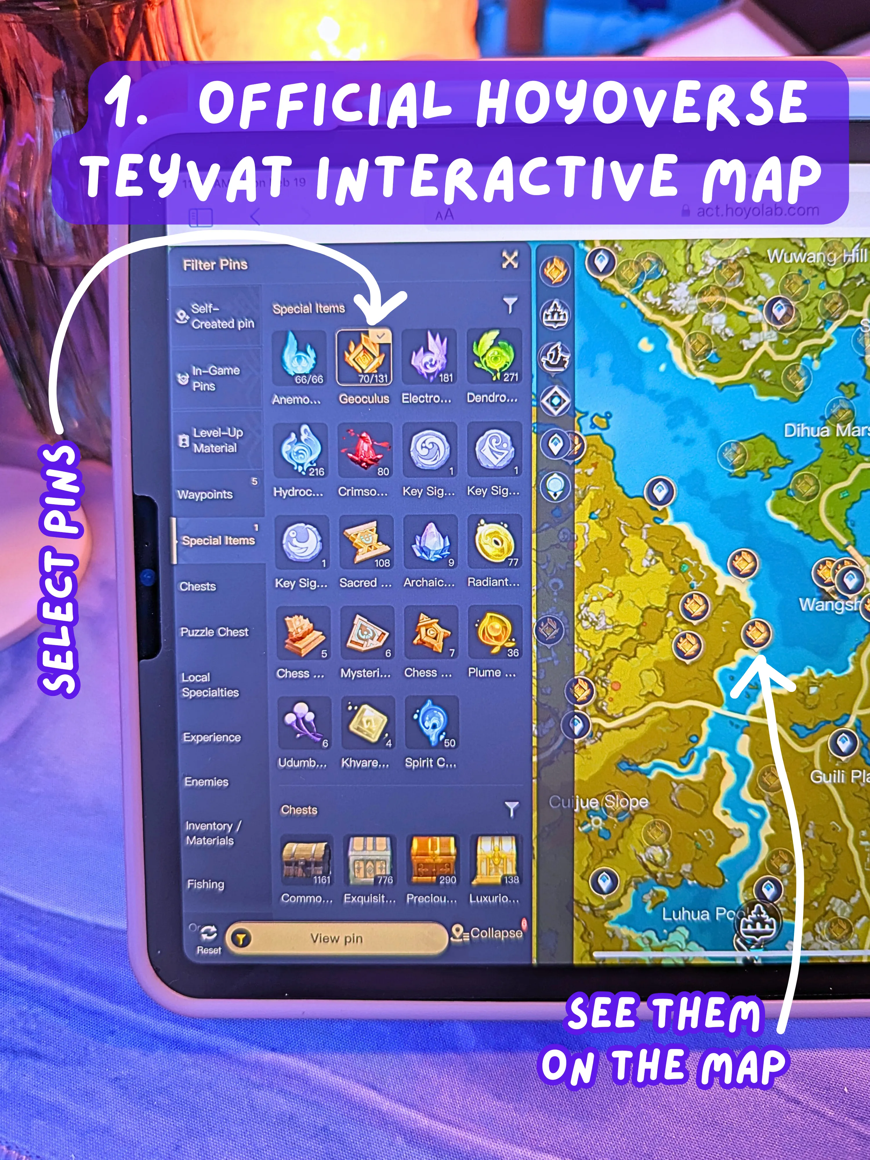 Genshin Impact Interactive Map - Lemon8 Search