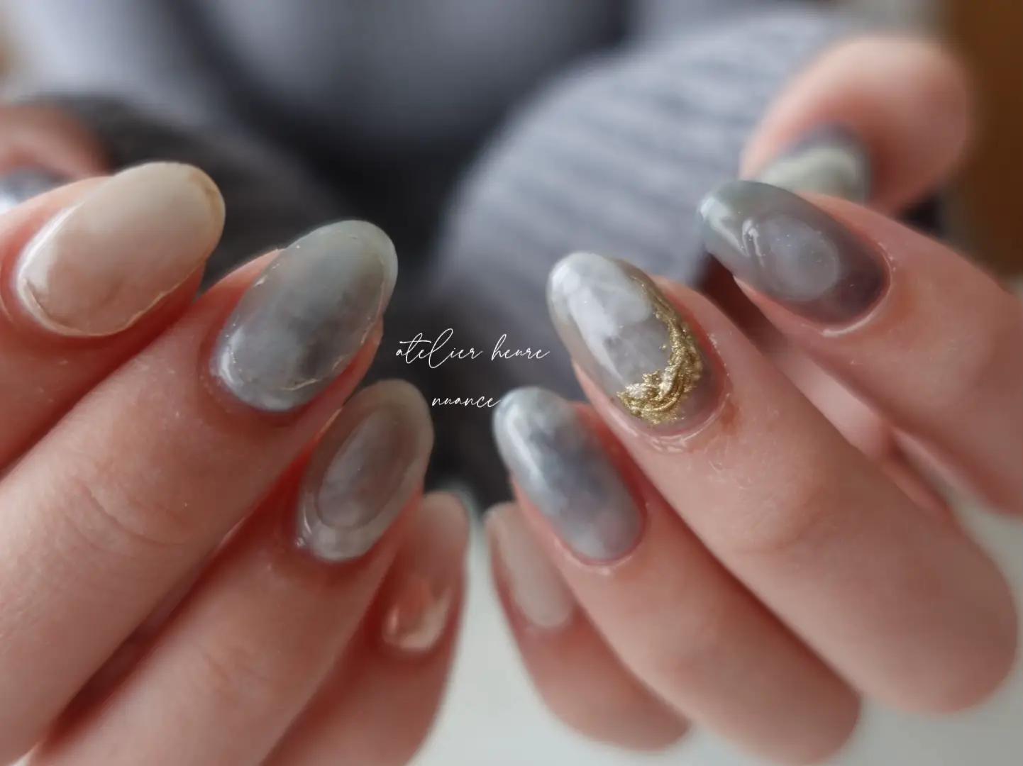 ネイルチップ （115） ネイルチップ 量産型 オレンジ 黄緑 推しネイル