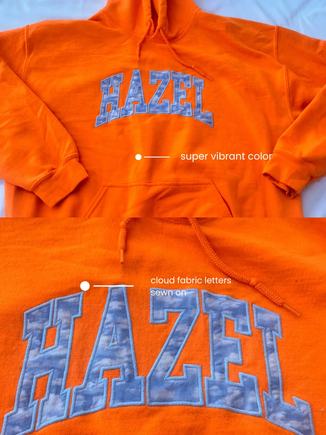 Hazel Orange Cloud Hoodie – Hazel Boutique