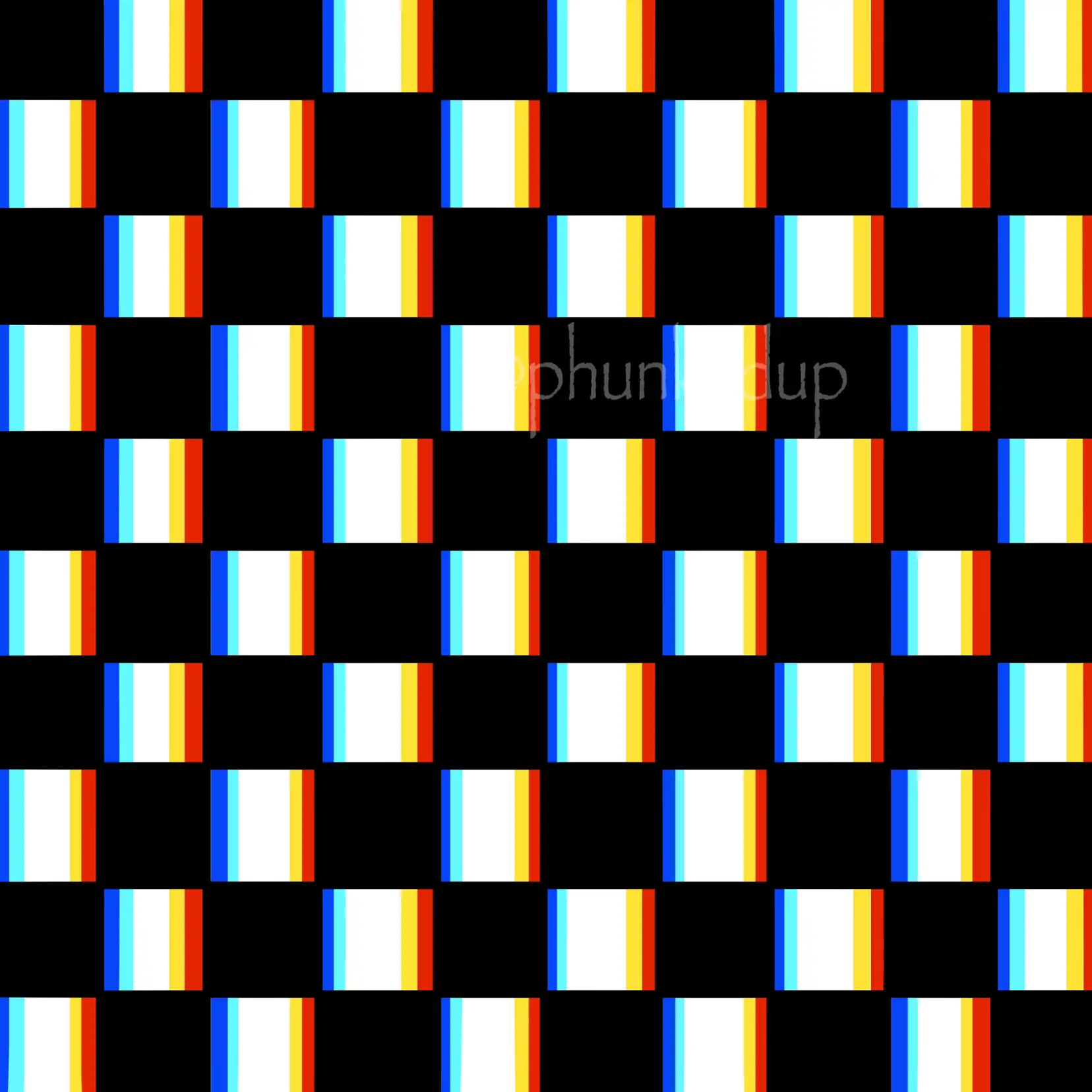 Blurry Checkerboard Pattern Gallery posted by Phunked Up Lemon8