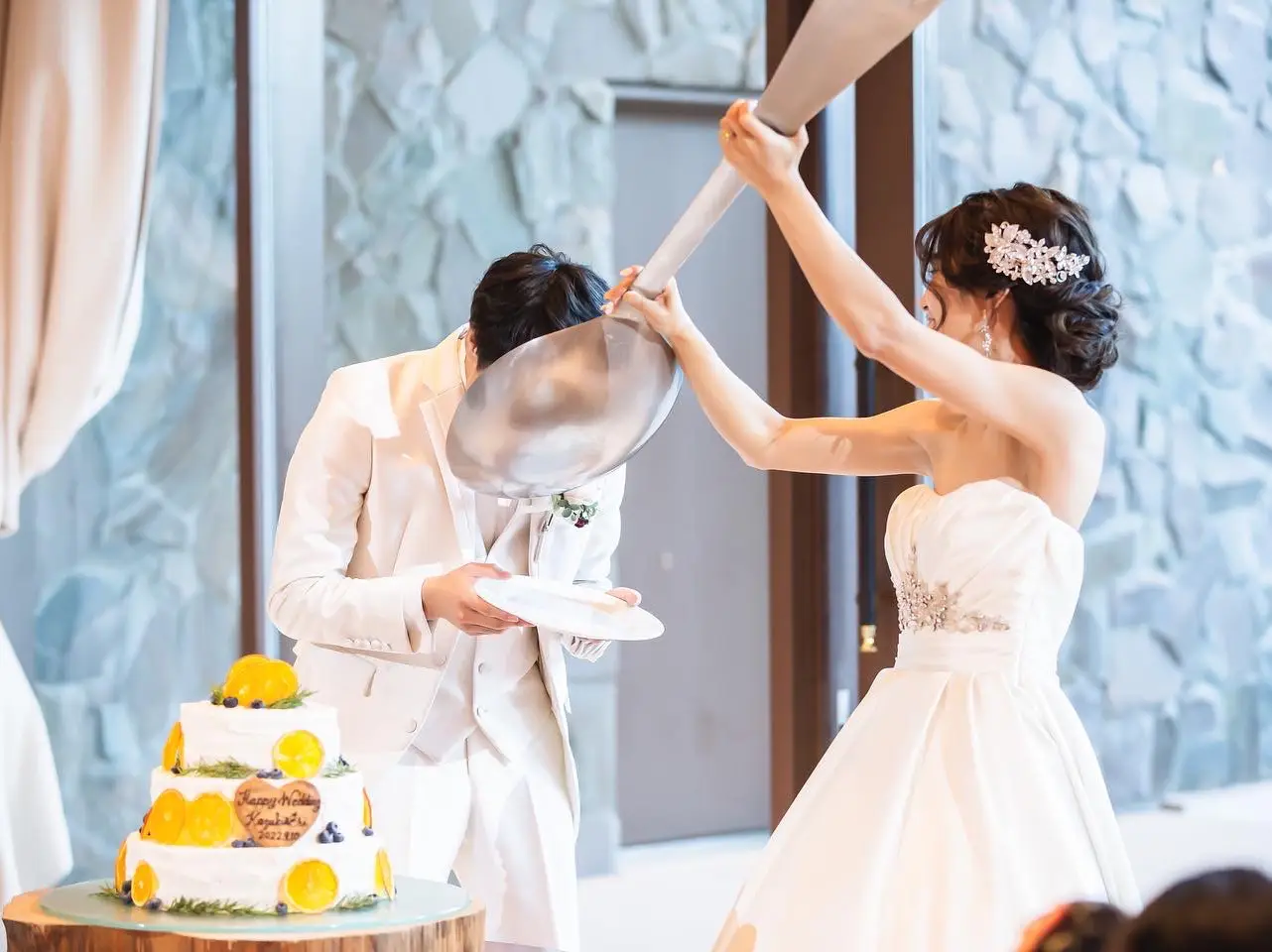 ビッグスプーン 結婚式 ファーストバイト