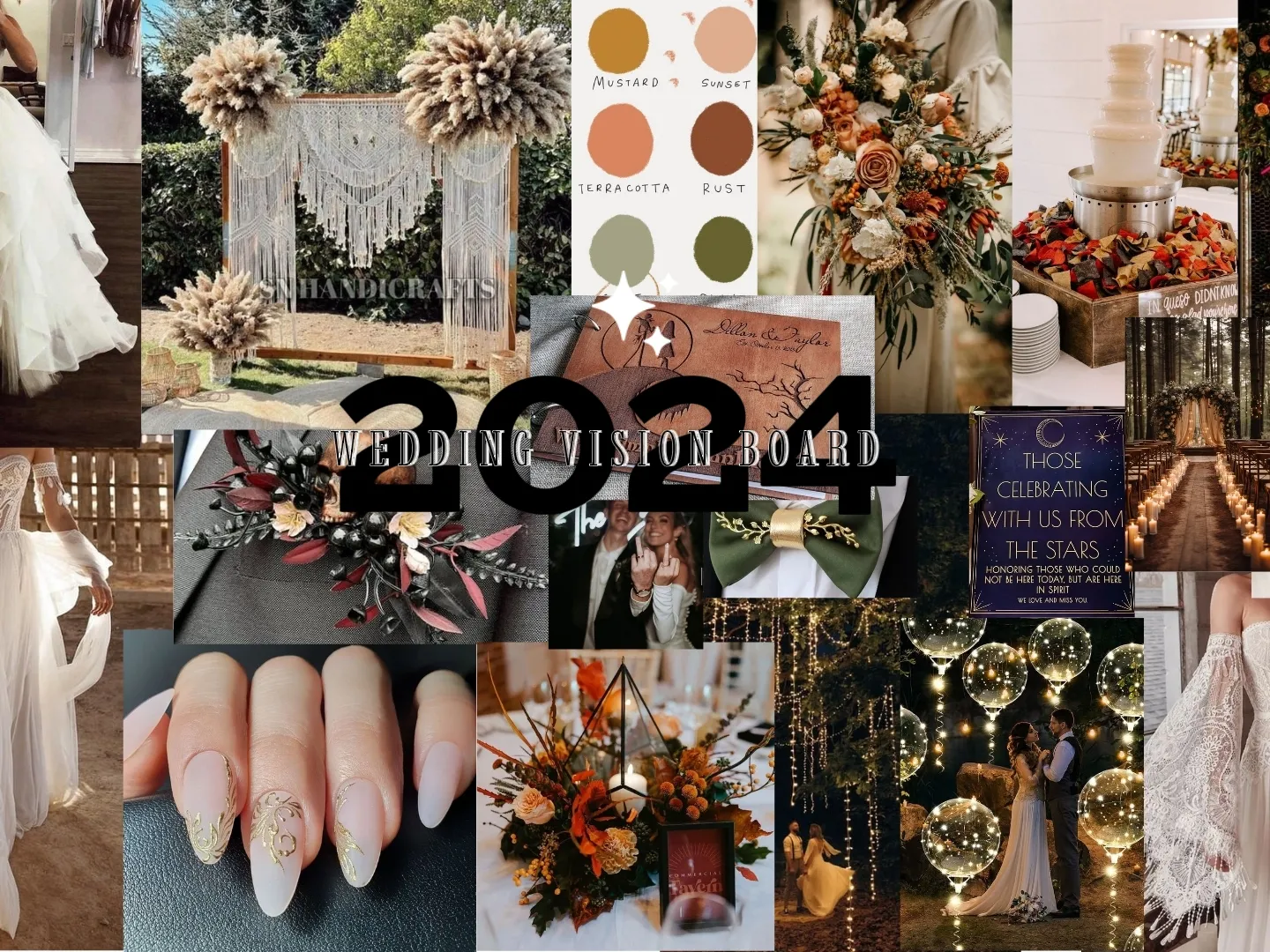 2024 (for a 2025 weddinng) WEDDING VISION BOARD | Gallery posted by ...