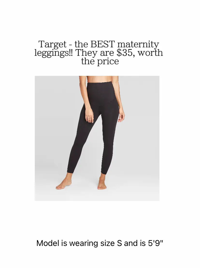 Ribbed Maternity Leggings - Squat-Proof and Non See-Through