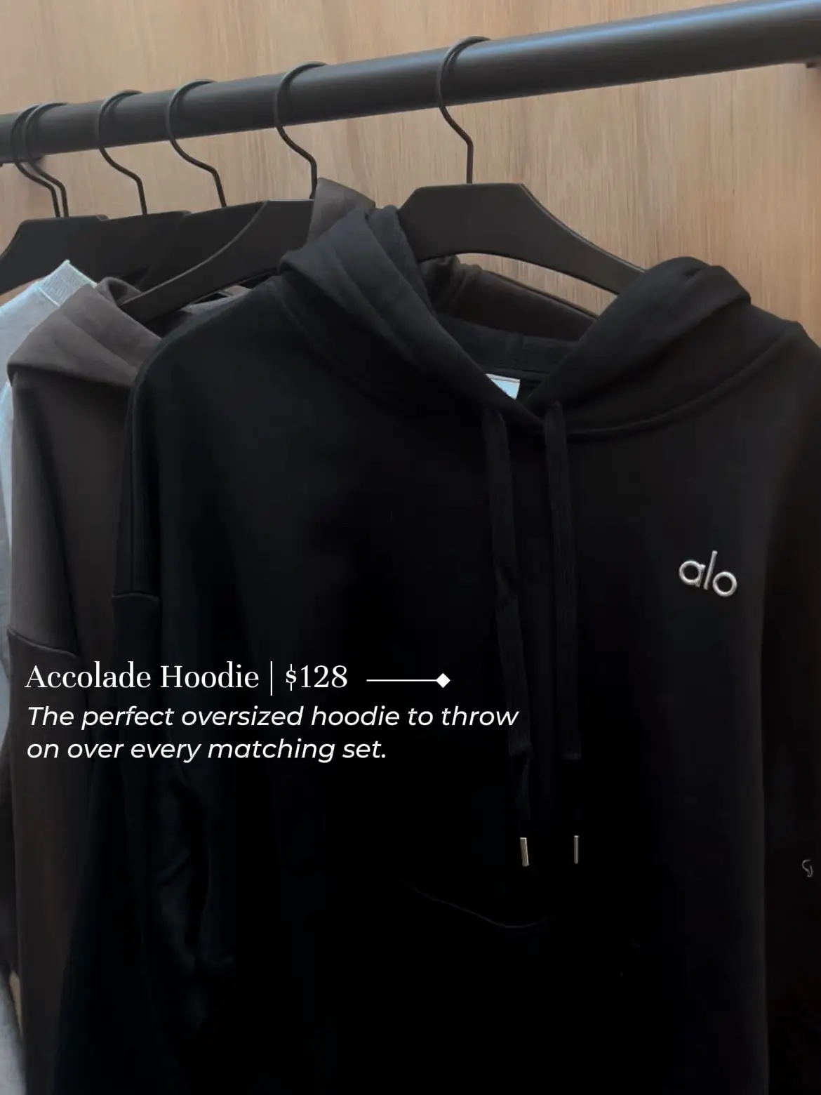 Accolade Hoodie (M) in espresso..i sized up and love the fit of