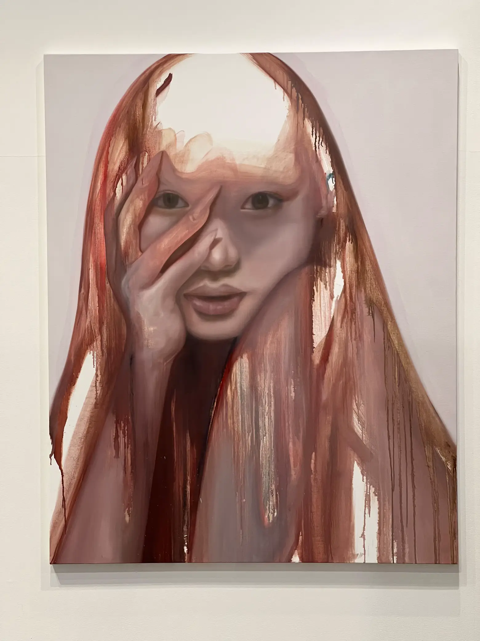 塙謙三 少女 絵画 LL