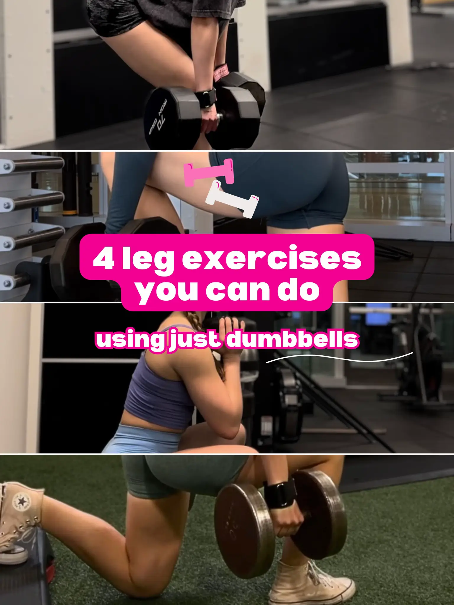 Leg workout with online just dumbbells