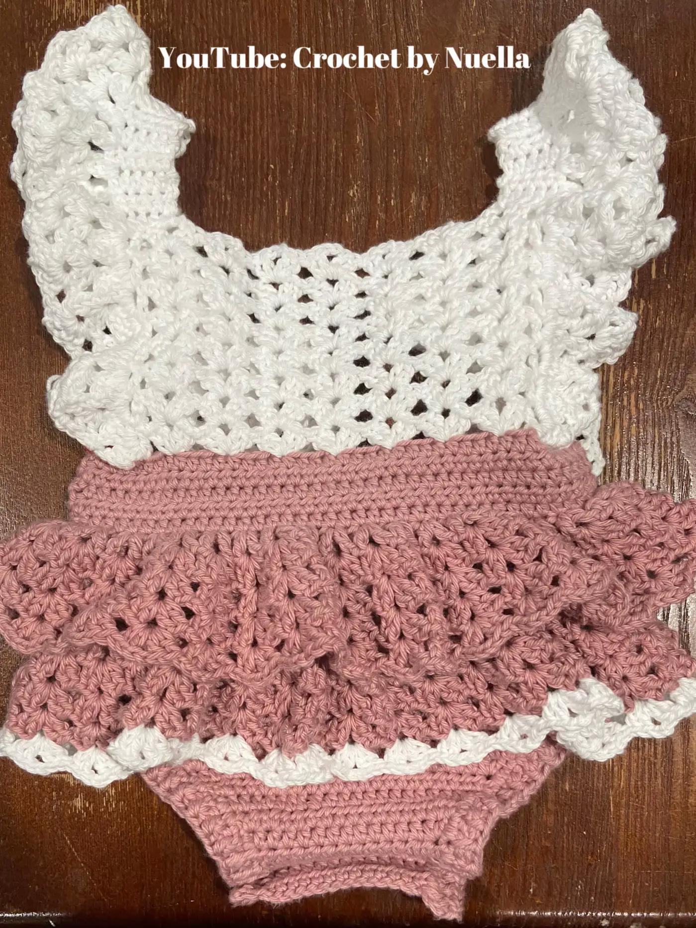 Baby Set: Shell Dress, Bonnet, Booties and Ruffle Diaper Cover [Free  Crochet Pattern] - Your Crochet