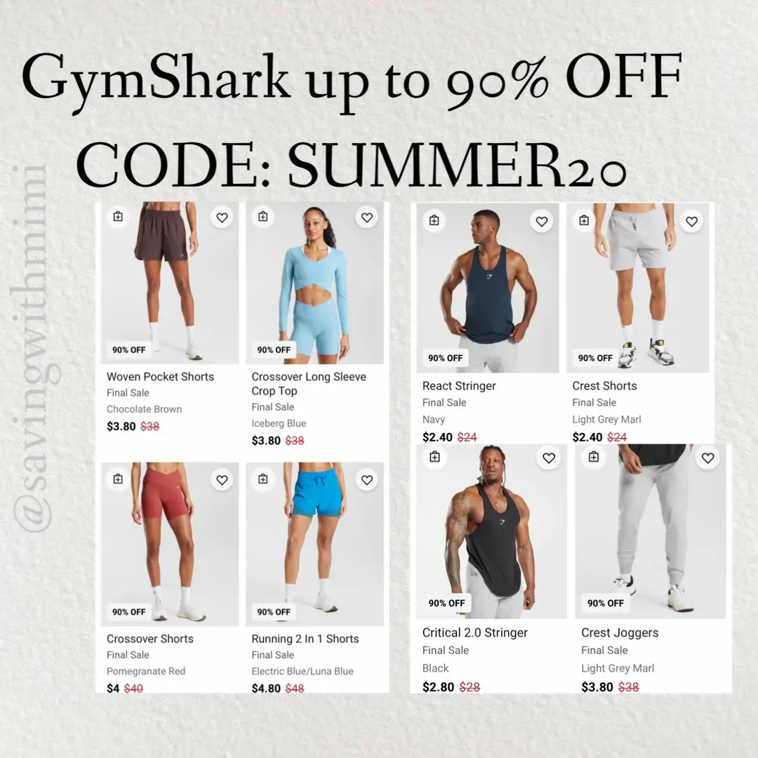 GYMSHARK 90% OFF, Gallery posted by Deals