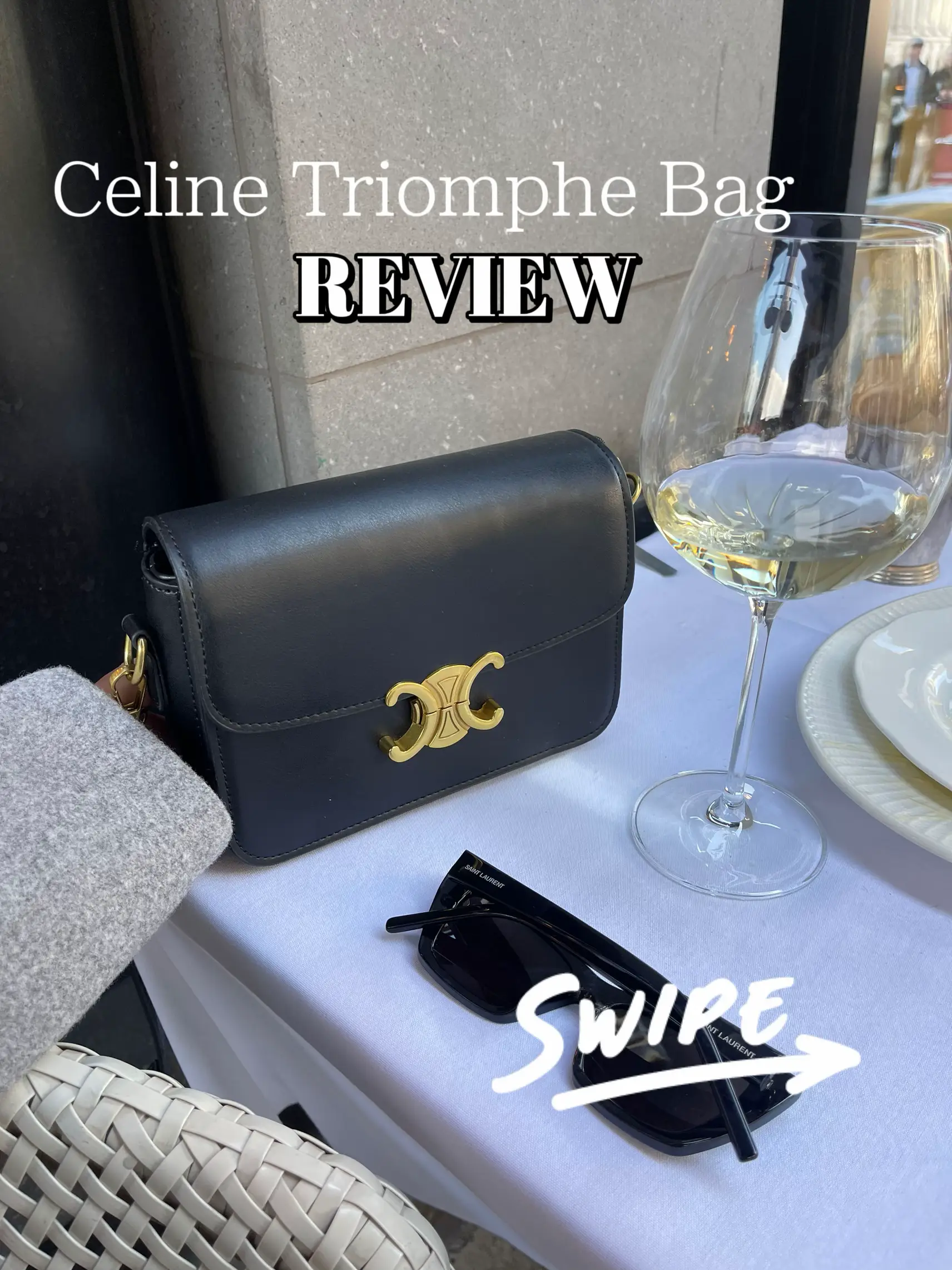 Celine Triomphe Bag Review: What It Fits & How to Wear It