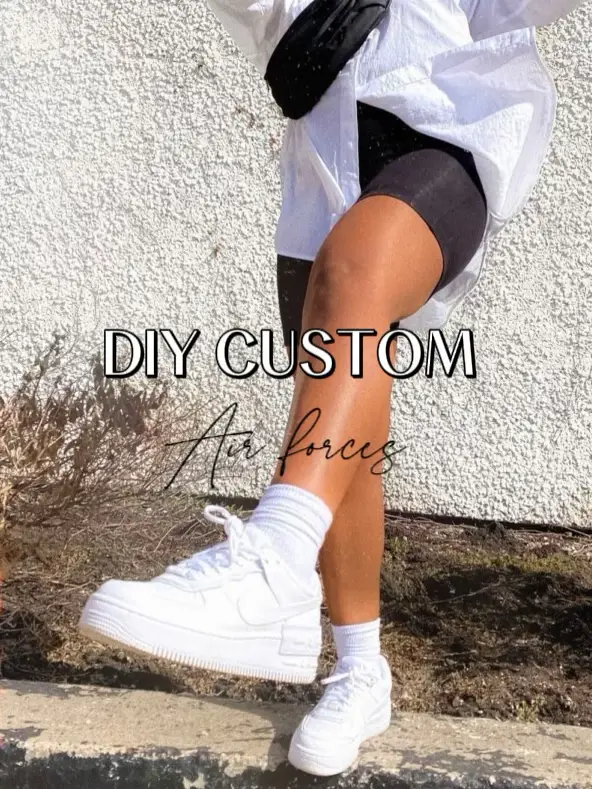 Custom air clearance force 1 diy