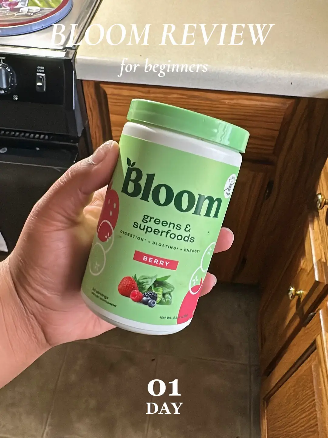 Bloom Nutrition Greens & Superfoods Berry Support Digestion 5.8