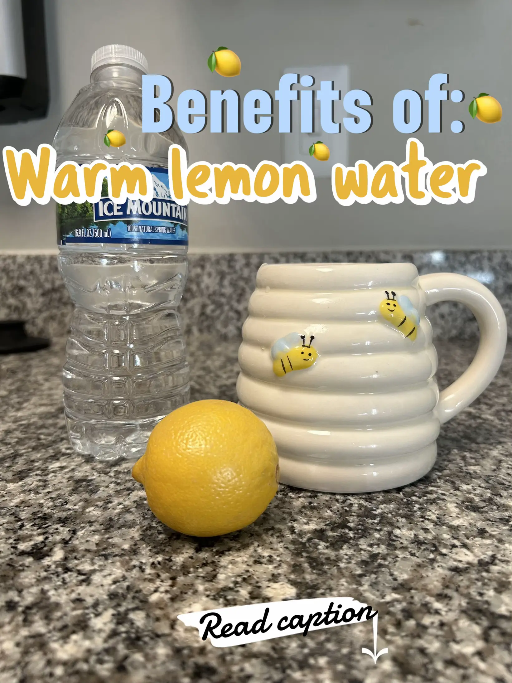 Cold lemon water shop benefits