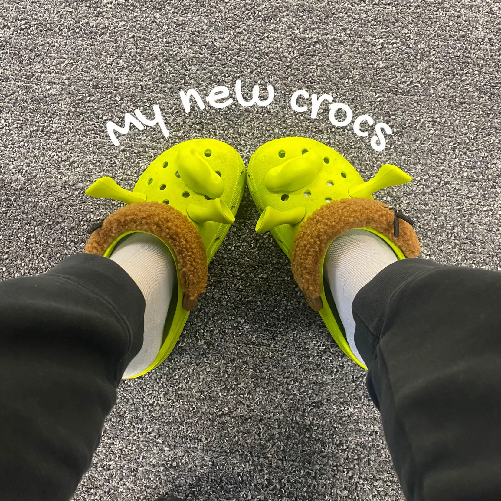 SHREK Crocs. - Things that are not aesthetic