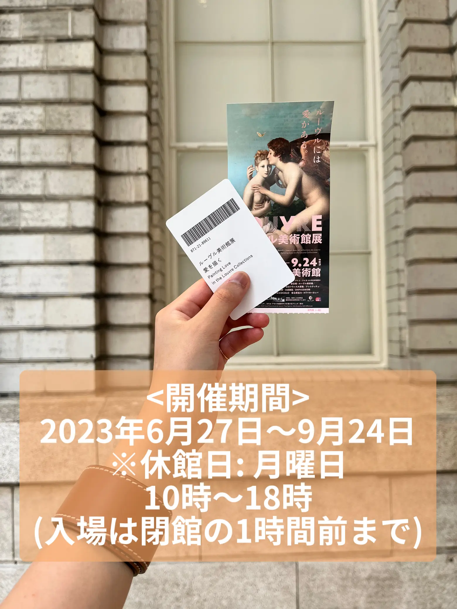 ルーブル美術館展2023 2枚 有効期限あり - 施設利用券