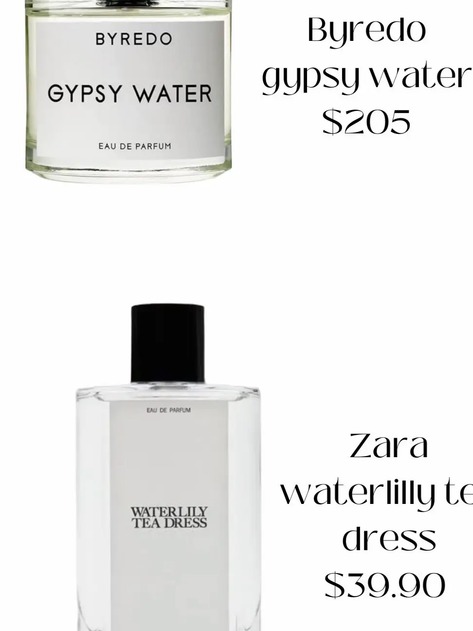 Byredo Gypsy Water dupe - 4 best alternative perfumes