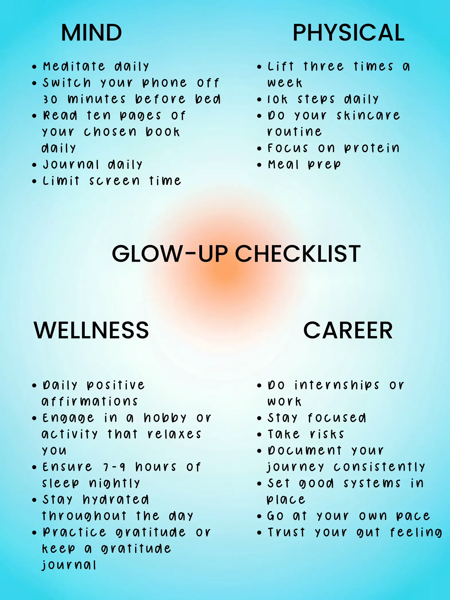 The Ultimate Glow Up Guide: A Guide to Self Growth, Self Care, and