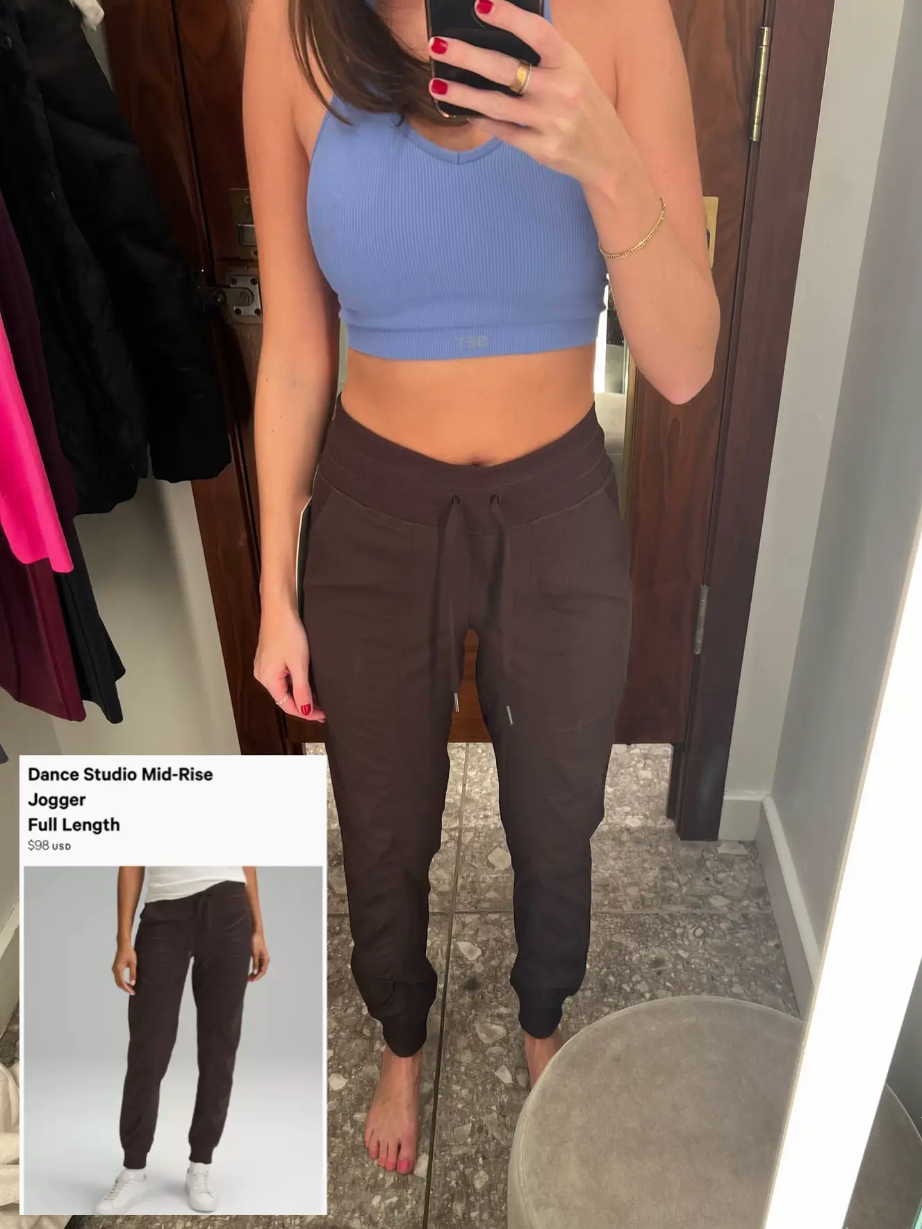 Lululemon black dance joggers mid rise! These are so - Depop