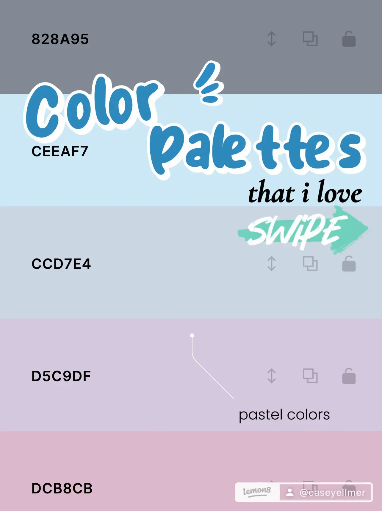 Trippy Pastels - Pastel Color Palettes
