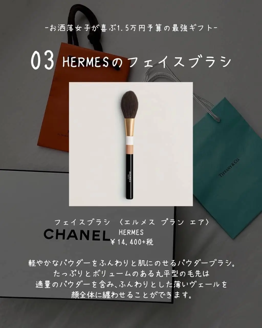 HERMES フェイスブラシ 〈エルメス プラン エア〉 EDITOR'S EYE